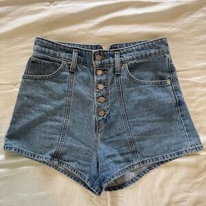 Levi's High Waisted Mom Shorts